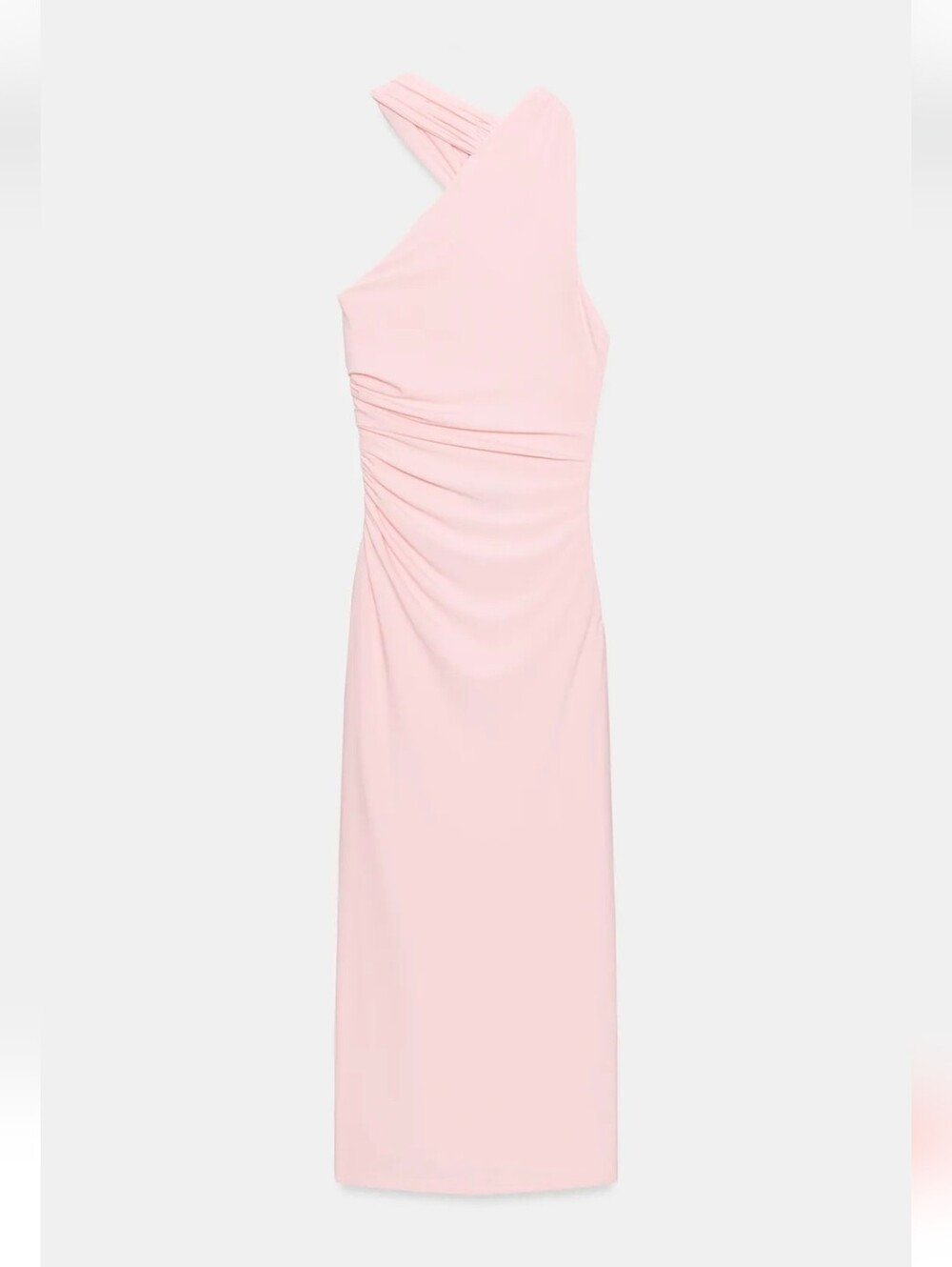 ZARA RUCHED HALTER DRESS - Picture 5 of 7